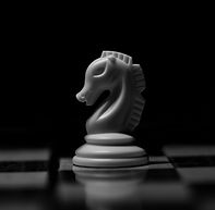 knight chess piece relating to strategy of active management