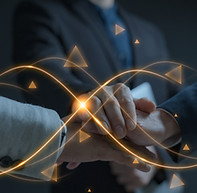 handshake depicting the importance of partnering to give meaningful advice